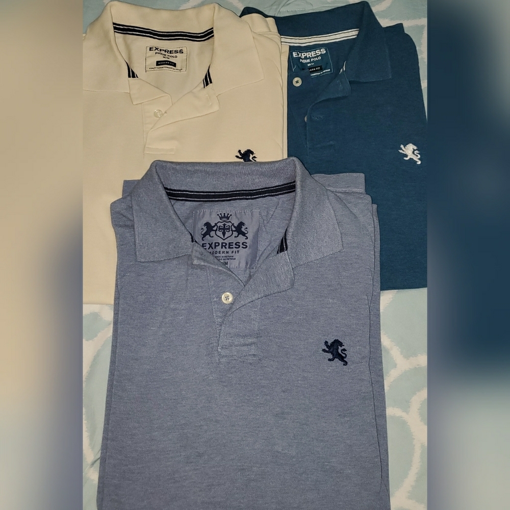 Express short sleeve polos